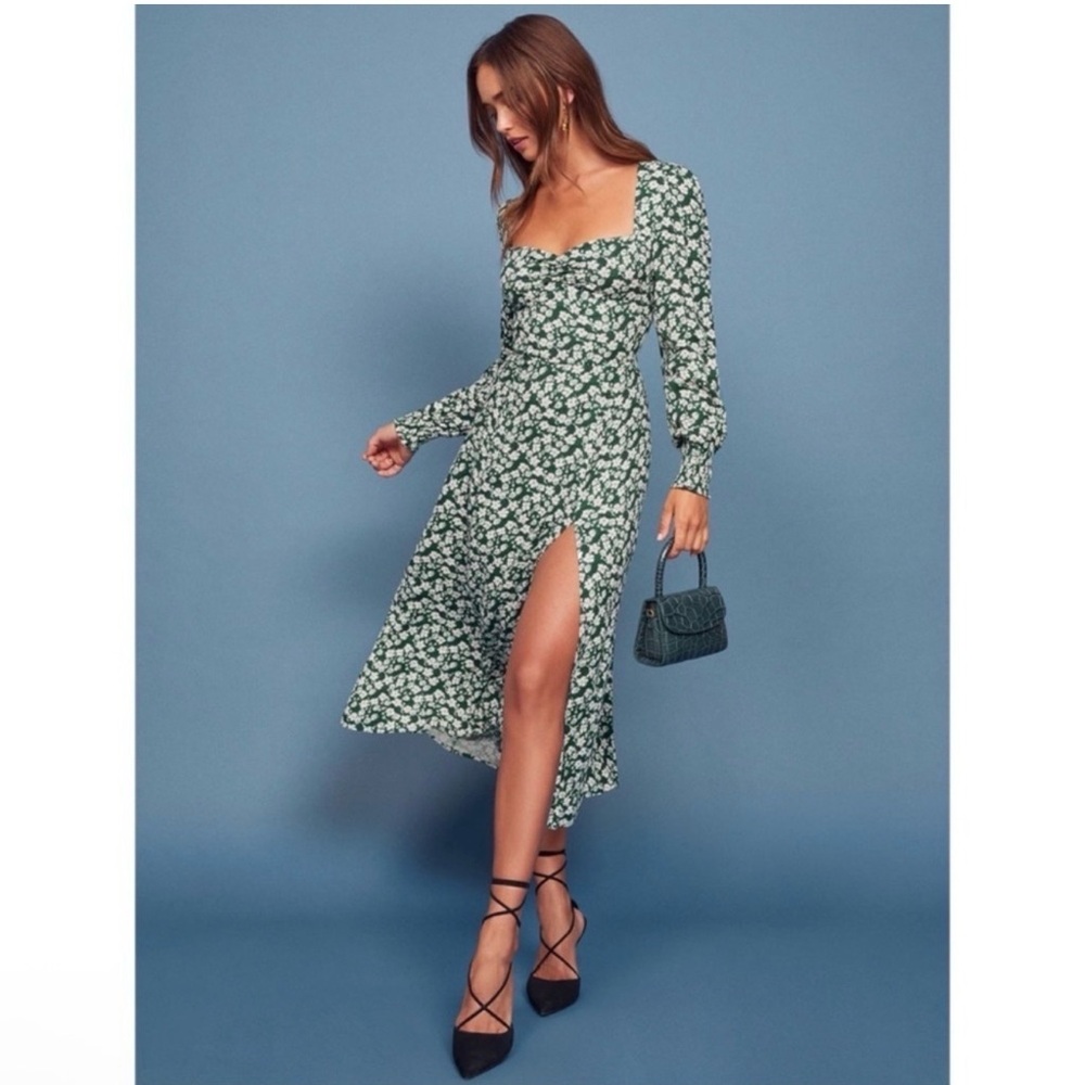 Reformation Hunt Wallflower Dress in Cilantro Size: 8 New
With Tags NWT